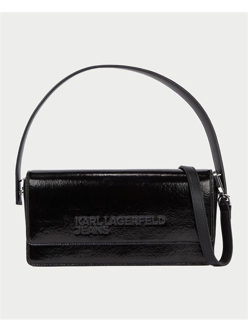 Sac à bandoulière Karl Lagerfeld avec finition brillante KARL LAGERFELD | A1W30257999